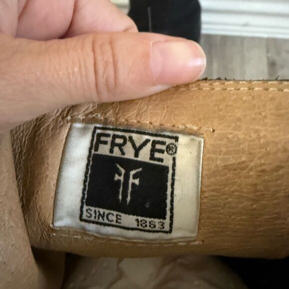 Frye black tall boots leather - Picture 6 of 7